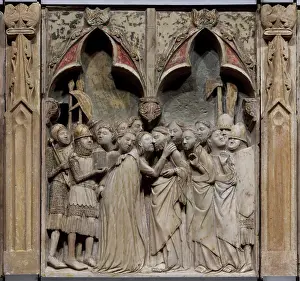 Bernat: Altarpiece relief, Museu Episcopal de Vic, Vic