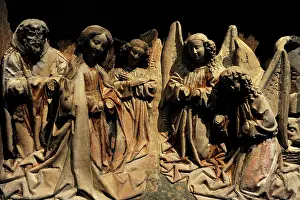 Nativity: Altarpiece of Saint Lambert. Utrecht, 1470-1480. Clay. Nativ