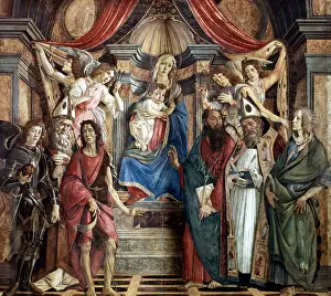 Barnabas: Altarpiece of San Barnabas, by Botticelli
