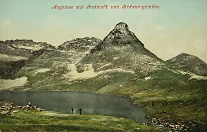 Altaussee: Altaussee. Augstsee with Greimuth and Brauningzinken