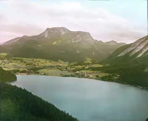 Hand Colored: Altausseersee and Sandling