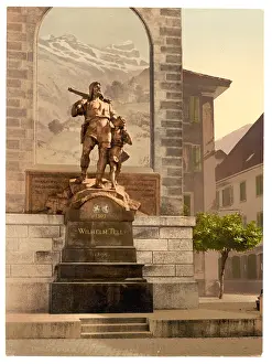Crossbow: Altdorf, William Tell's Memorial, Lake Lucerne, Switzerland