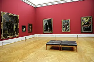 Parquet: Alte Pinakothek. Interior. Munich. Germany