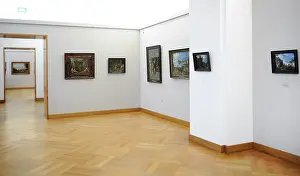 Parquet: Alte Pinakothek. Interior. Munich. Germany