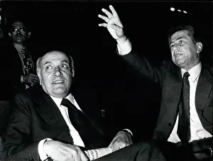 Luciano: Altiero Spinelli and Luciano Barca, Italian politicians, Rom