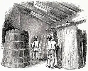 Casks: Alum processing
