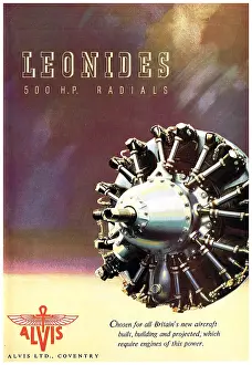 Leonides: Alvis Leonides 500 HP Radial Aero Engine