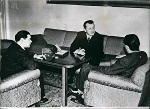 Ambassador Grosse, Villiam Stroky, Vavro Hajdu, meeting