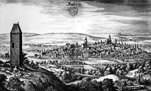 Amberg: Amberg city view, Germany