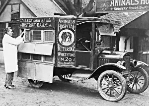 Veterinarian: Ambulance for animals, 1924