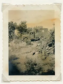 Ambulance Camouflaged at Brunete