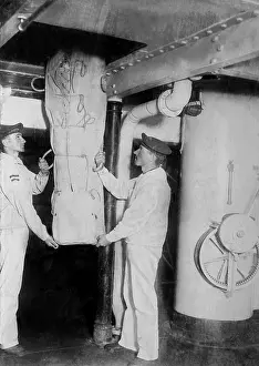 Lowered: Ambulance service aboard a naval vessel