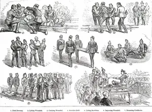 Guildhall: Ambulance squad of the 2nd Middlesex Artillery