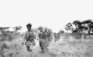 Ambulance: Ambulance team following troops, East Africa, WW1