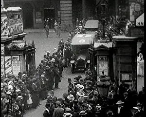 Ambulances: Ambulances Pulling Out Of British Railway Station