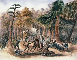 Colonials: Ambush of Colonists Wagons, 1850