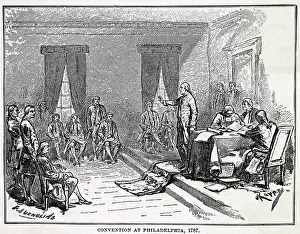 Conventions: America - Convention At Philadeliphia in 1787