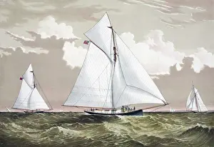 Engaged: The America Cup sloop yachts Mischief and Atalanta