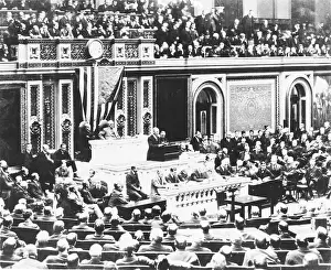 Woodrow: America declares war