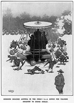 Contraptions: America in the Field by Heath Robinson, WW1