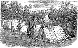 Cree: America Indians, Indian graves