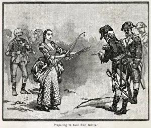 1781: America - Preparing To Burn Fort Motte