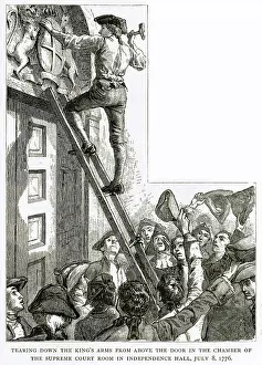 Tearing: America - Removing The Royal Arms