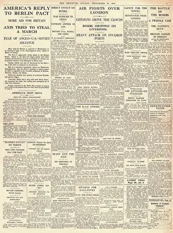 Responds: America responds to Axis - Japanese pact