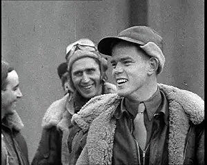 Interviewed: American Airmen Being Interviewed About A Bombing