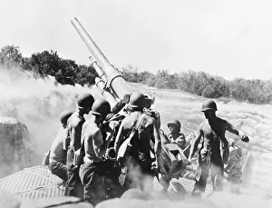Aleutian: American artillery, 1942