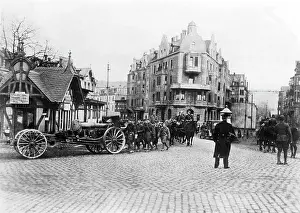 Koblenz: American artillery in Koblenz, around the 1920s