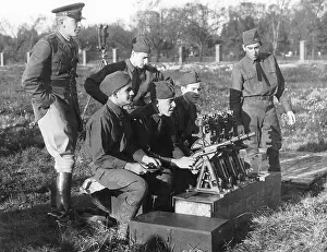 Artillerymen: American artillerymen during a training, 1934