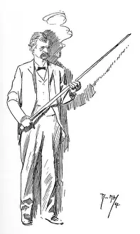 Humourist: American author Mark Twain