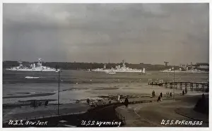 Arkansas: American battleships at Kiel, Germany