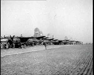 Reloaded: American Bombers Being Refuelled and Reloaded