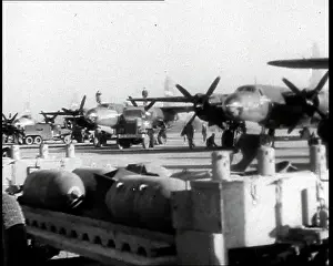 Reloaded: American Bombers Being Refuelled and Reloaded