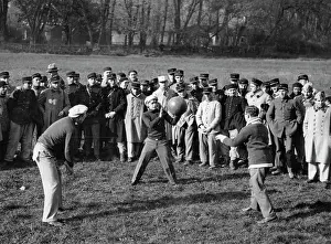 Schwartz: American boxing champion doing ball games