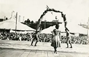 Acrobats: American circus performers