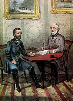 Confederacy: American Civil War, Surrender of Lee, Appomattox, 1865