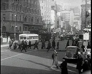 Practising: American Civilians Practising for Air Raids
