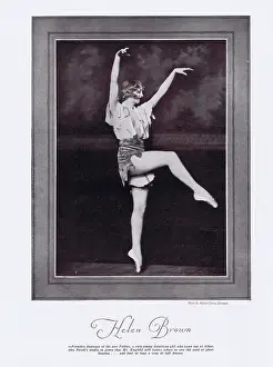 Ziegfeld: The American dancer Helen Brown premier dancer