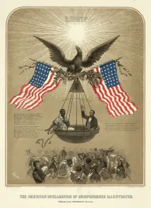 C1861: The American Declaration of Independence illustrated