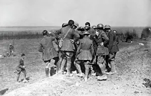 Doughboy: American and English prisoners, 1918