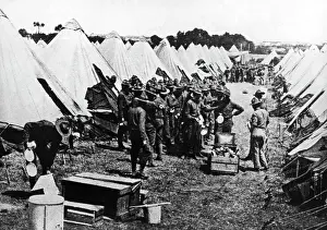 Doughboy: American exercise camp, 1917