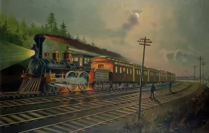 Freight: American Express company's special express train. circa 1884