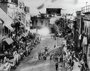 Recreated: For an American film the ghetto of