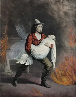 Prompt: The American fireman: prompt to the rescue
