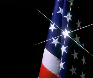 Pluribus: American Flag with one Star Brighter