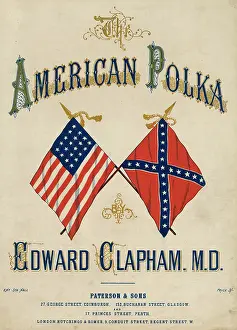 Topical: Two American Flags