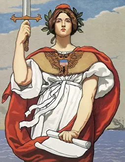 Wreathed: American Goddess